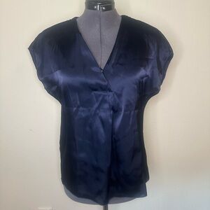 Express Satin V-Neck Blouse NWOT